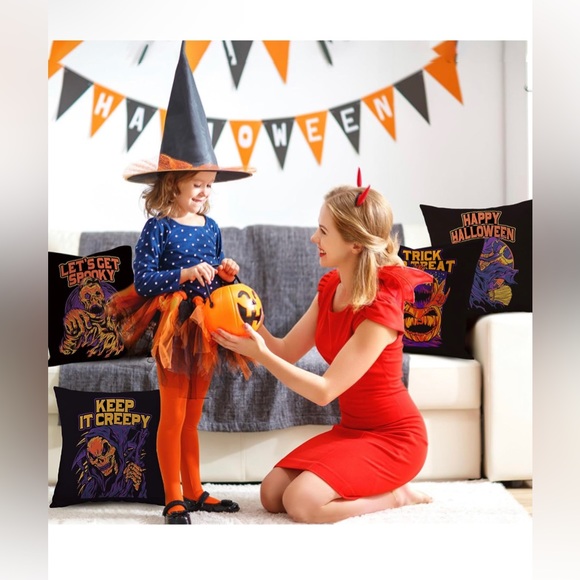 Halloween pillow cases 4 pieces - Picture 5 of 7